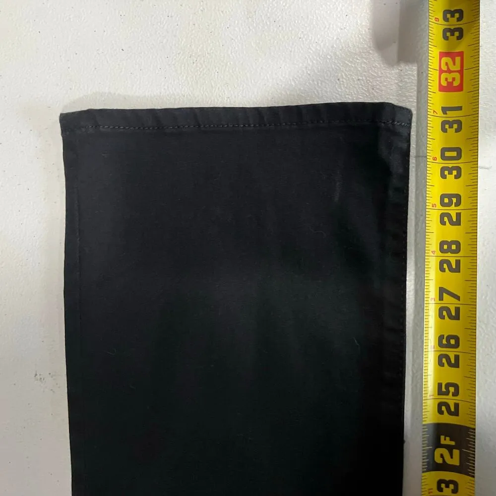 New! Universal Thread Black Button Fly High Rise Skinny Bootcut Jeans Womens 6 - Image 9