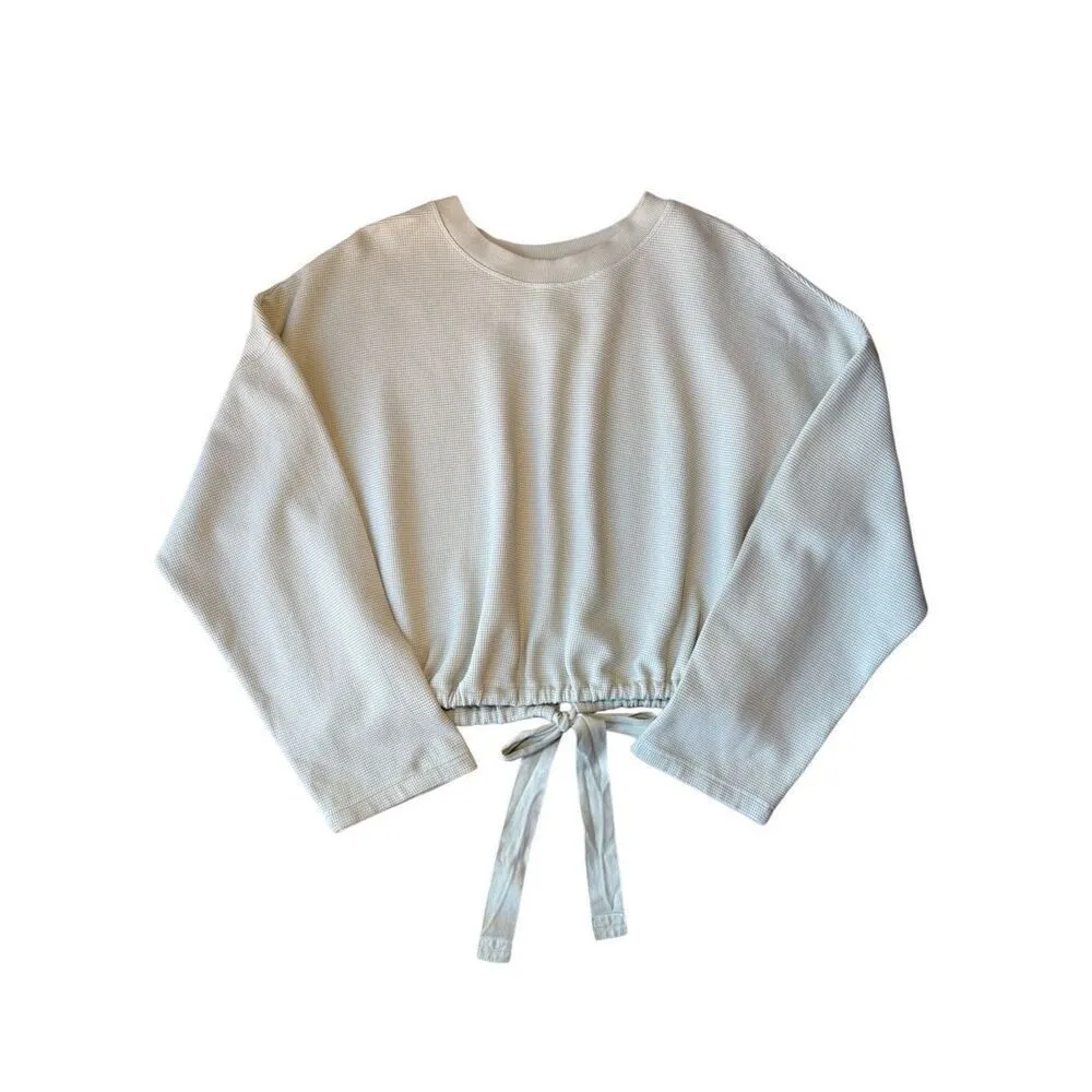 Fabletics Anna Tie-Back Sweatshirt In Dusty Teal - Image 6