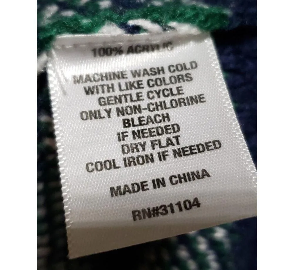 Crown & Ivy Womens Multicolor 100% Acrylic Round Neck Long Sleeve Sweater Size M - Image 8