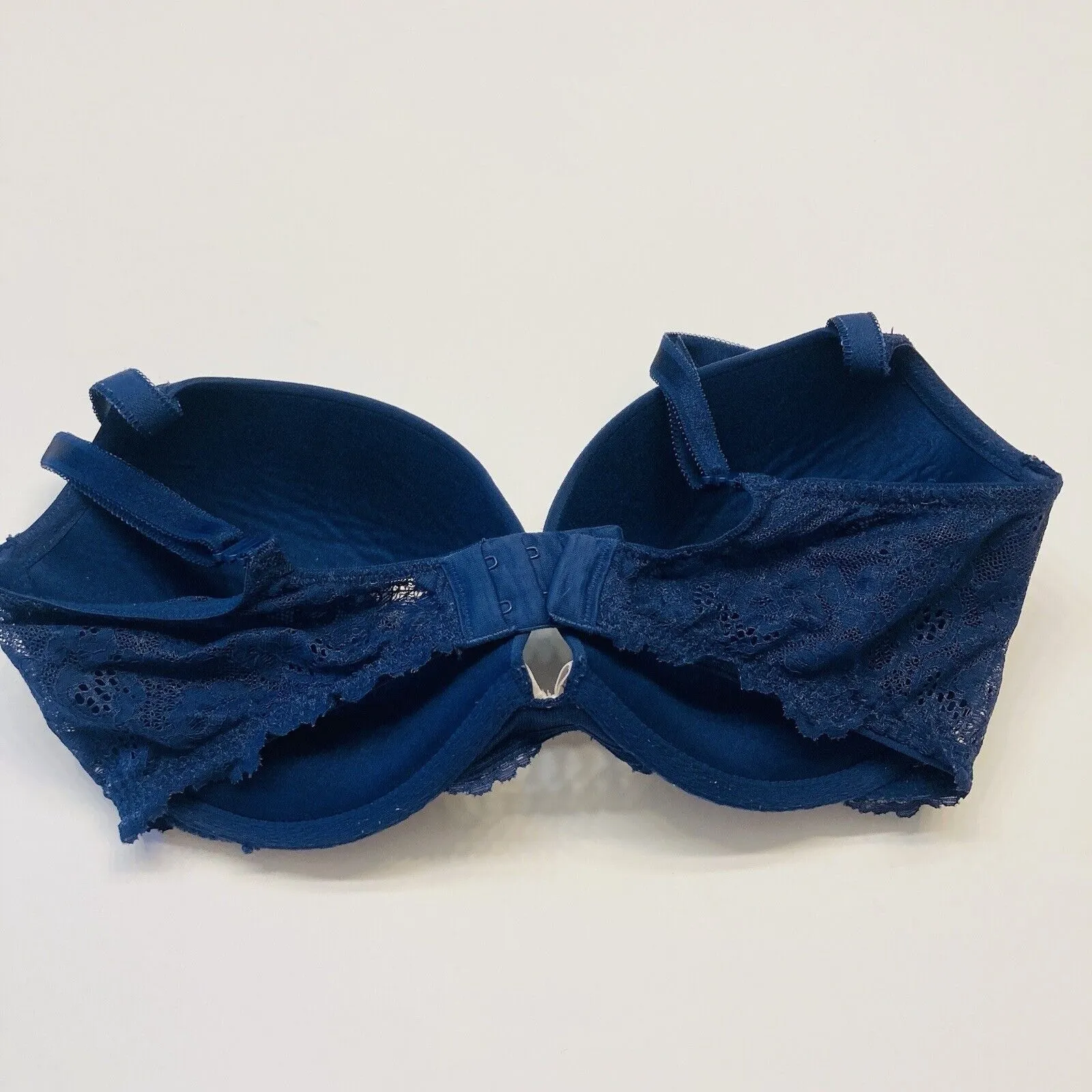 Victorias Secret Dream Angels Pushup Bra Padded Underwire Size 34DD‎ Blue - Image 3