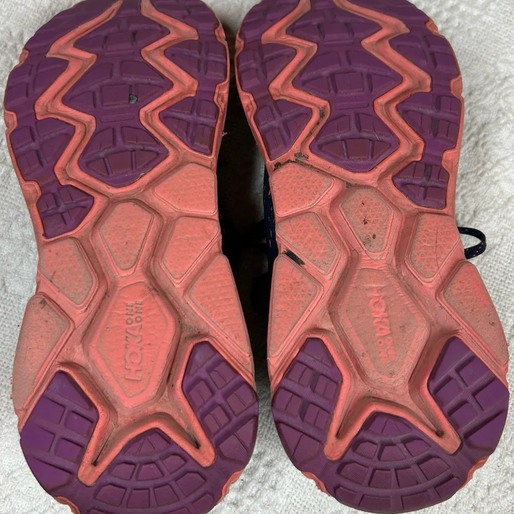 HOKA Women's Size 8 Challenger ATR 6 Blue & Coral Colorway Running Shoes - Image 7