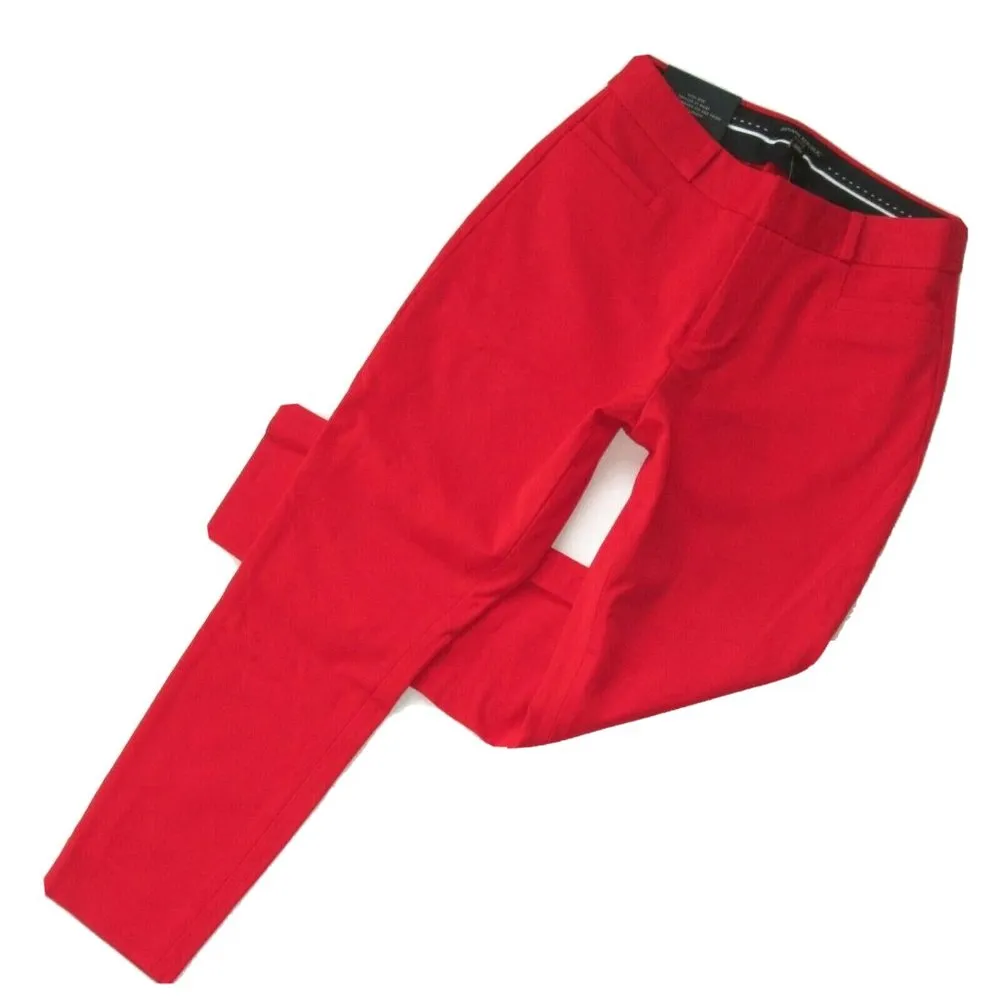NWT Banana Republic Curvy Sloan Skinny in Red Bi-stretch Slim Ankle Pants 0s - Image 2