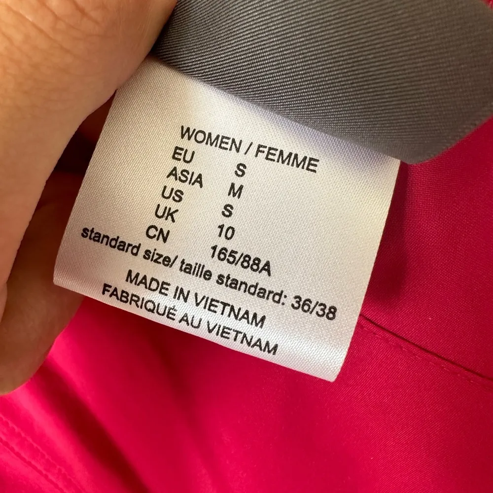 Jack Wolfskin Women's Pink Red Solid Sleeveless Wahai A-Line Dress Size Small - Image 6