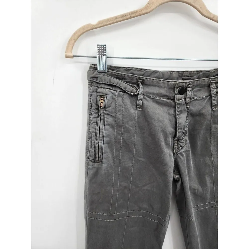 Mother The Jinx Loden Wash Cargo Ankle Women 26 Grungy Jogger Pant Green - Image 4