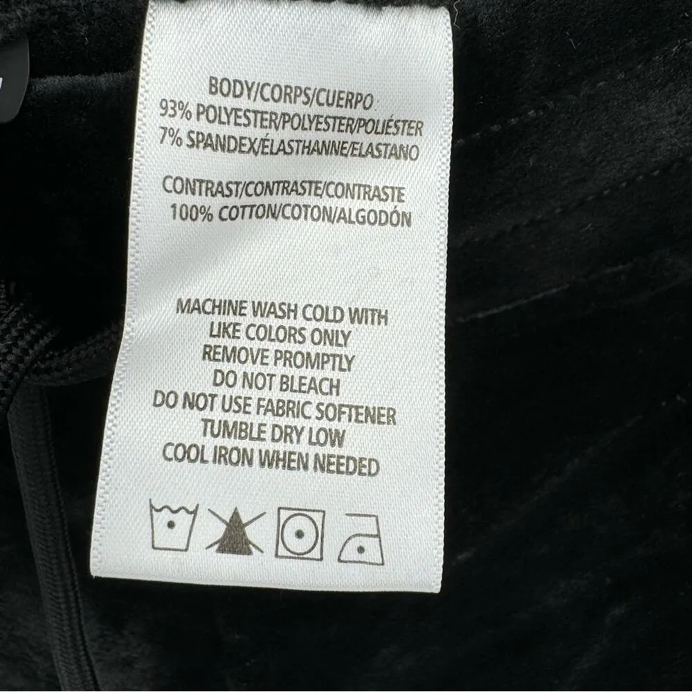 Marc New York joggers 1X black velvet pull on elastic waist pants lounge NEW - Image 8