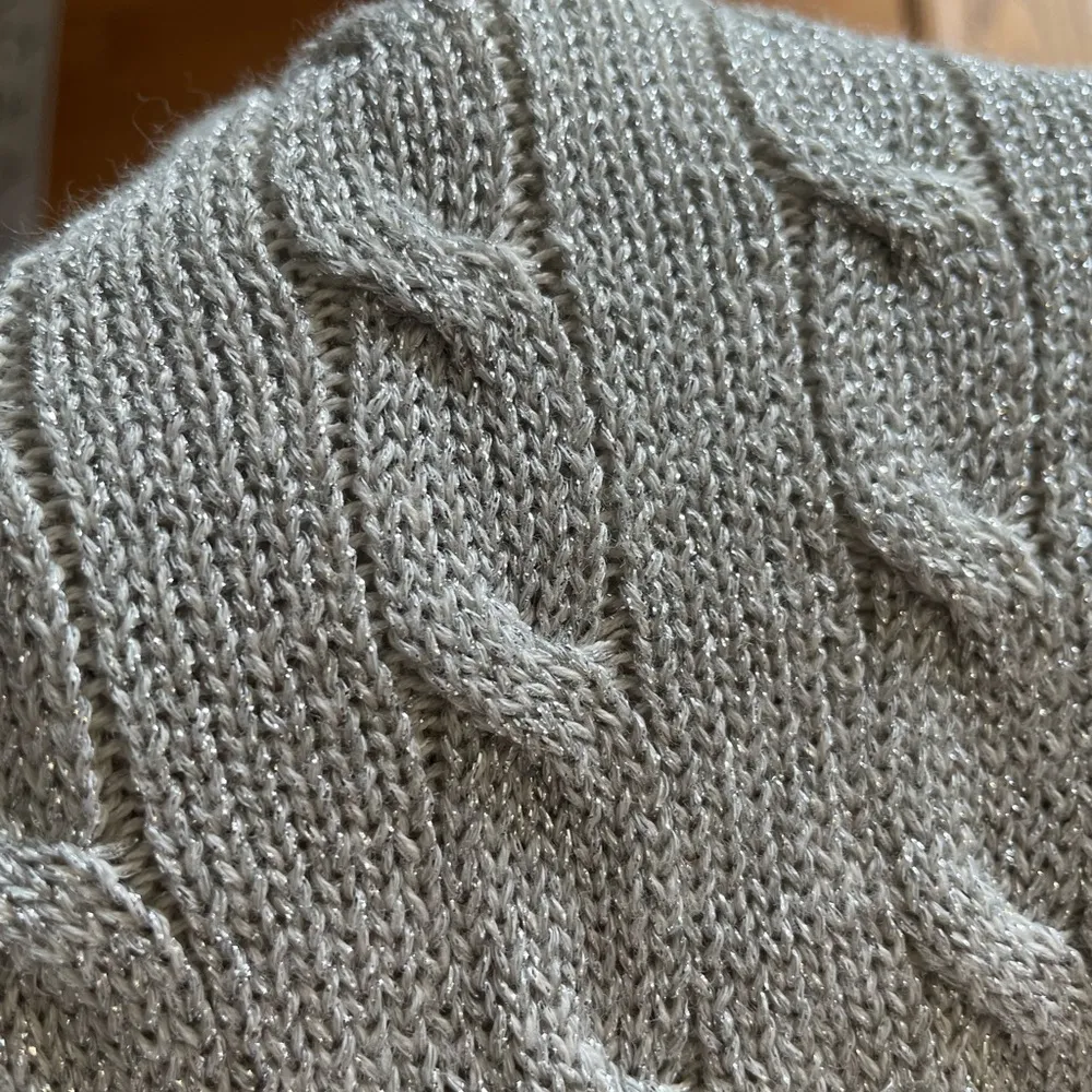 Ralph Lauren  metallic silver sweater - Image 3