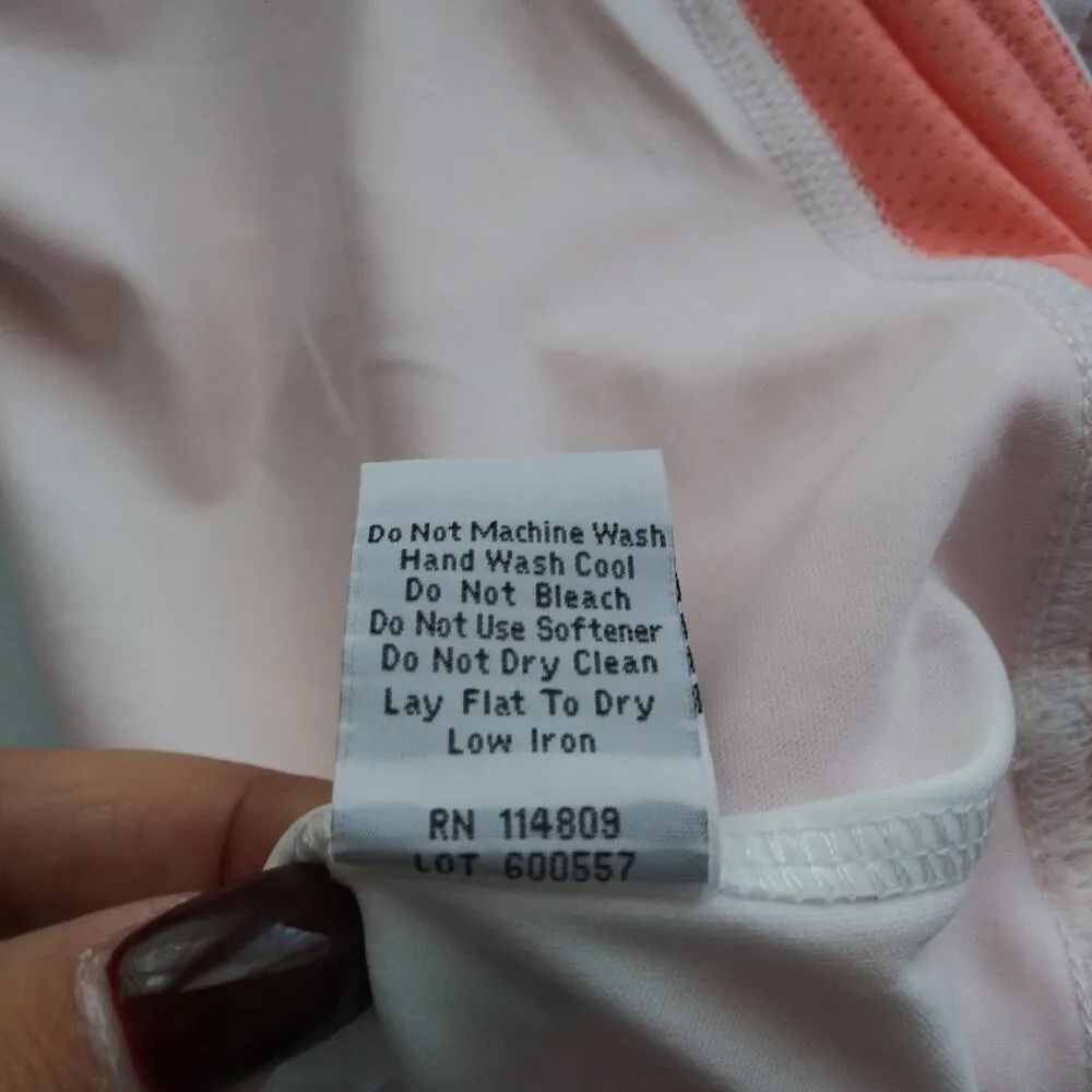 GGblue Luxe Sport Golf Skort White Orange Sport Athletic Size L Size L - Image 10