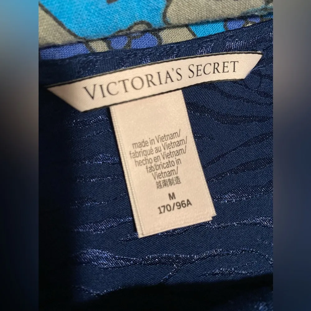 VTG Y2K  Navy Blue Animal Print V-Neck Cropped Tank Top - M - Image 11