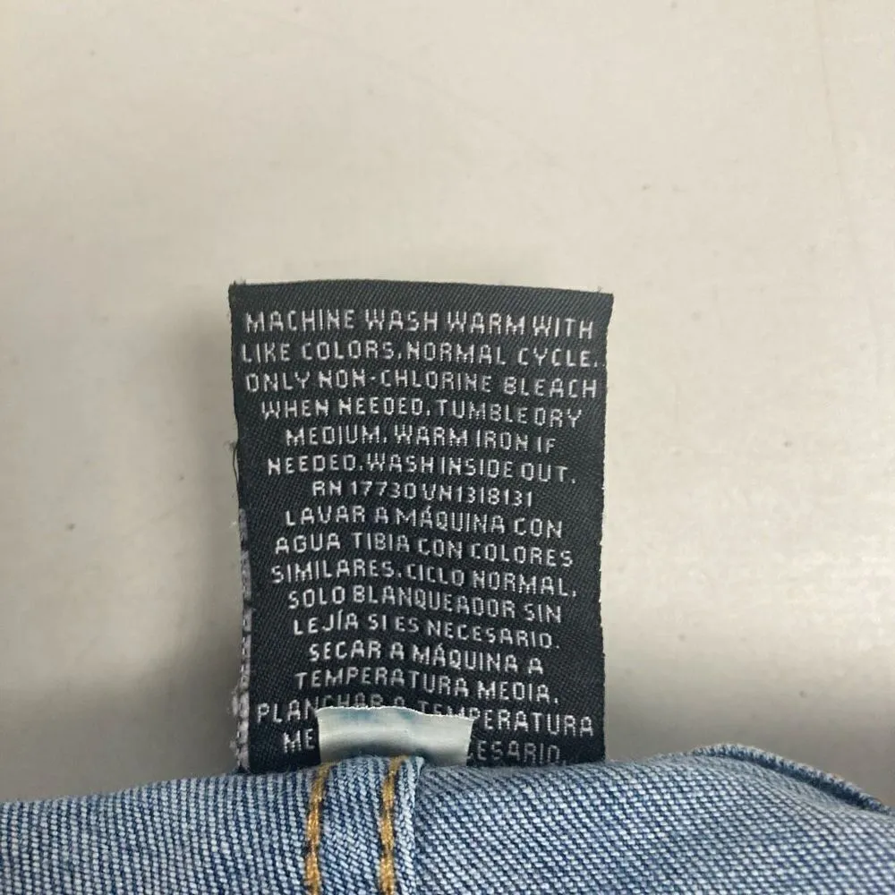 MOSSIMO Women’s Power Stretch Curvy Skinny Distressed Jeans Size 14 Short Blue - Image 10