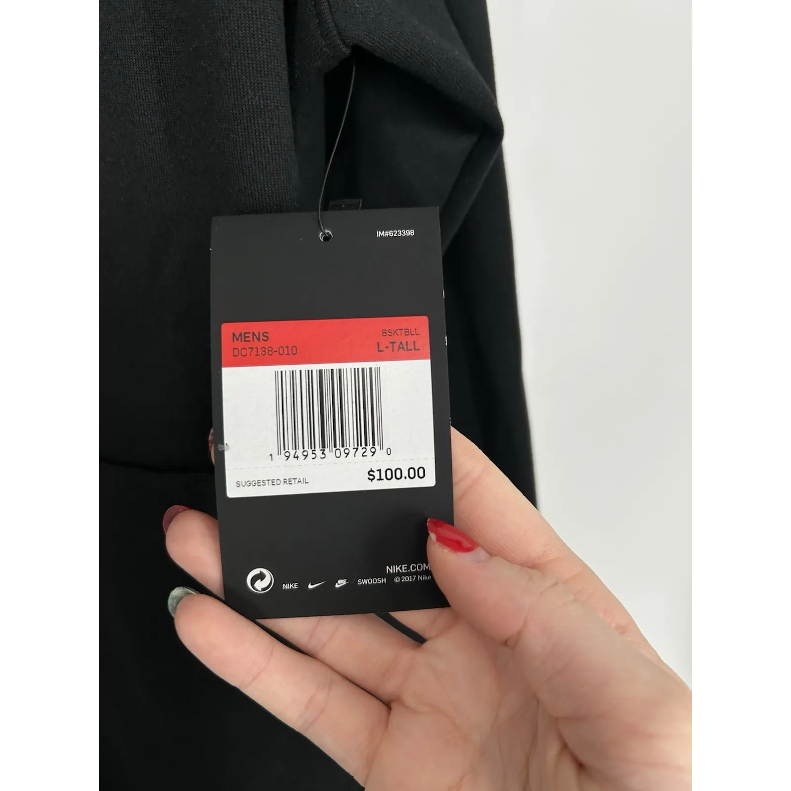 Minnesota Lynx Zip Up Hoodie Jacket Nike Dri Fit Engineered Mens LT Large Tall - Image 4