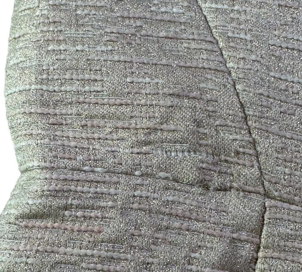 Kate Spade  Metallic Pink Textured Sleeveless Dress Sheath Fitted Size 2 Women's - Image 9