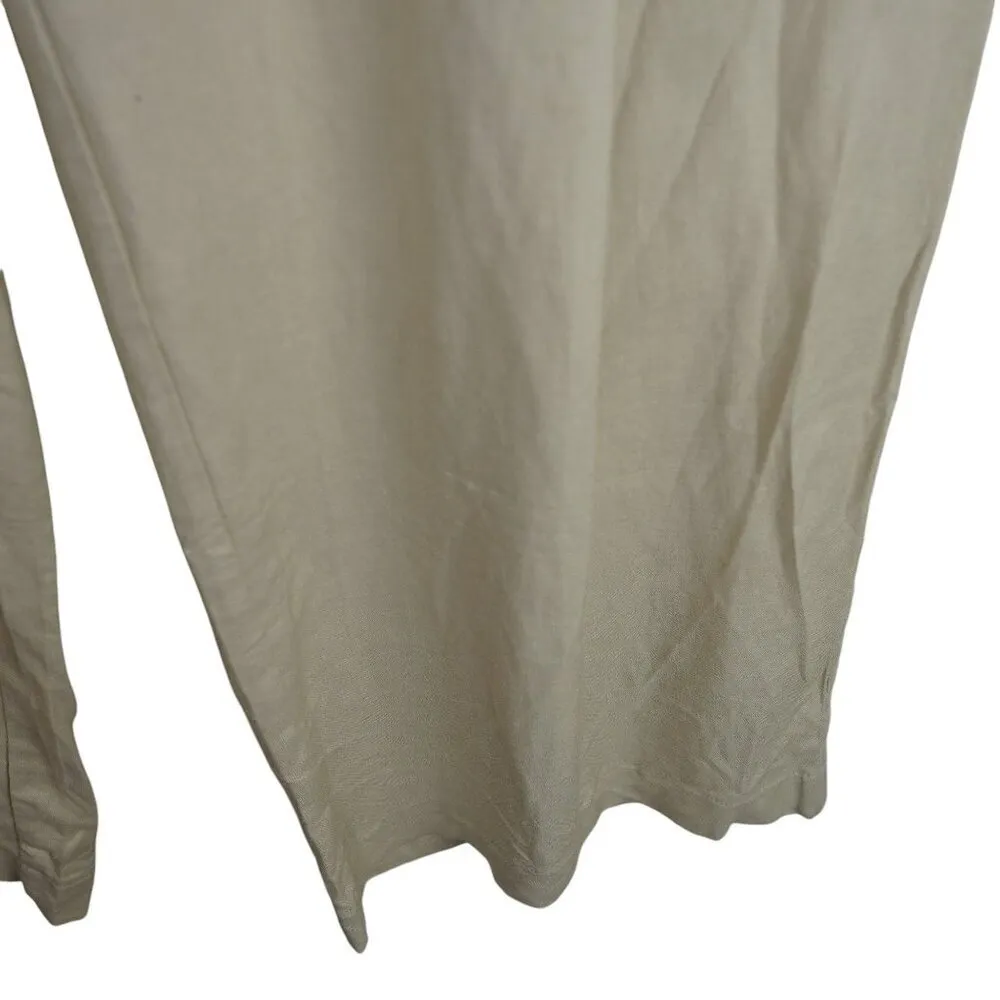 Jason Wu Beige‎ Wide-Leg Pants Size 4 - Image 3