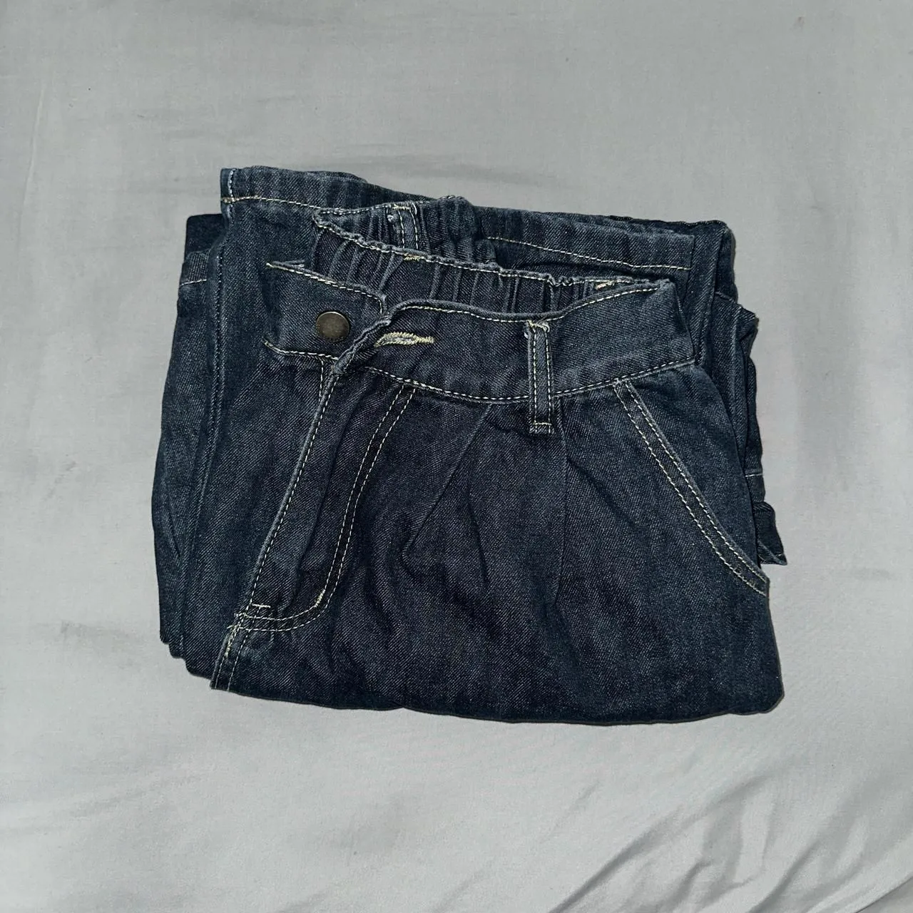 lewkin wide leg jeans Blue Size 2 - Image 4