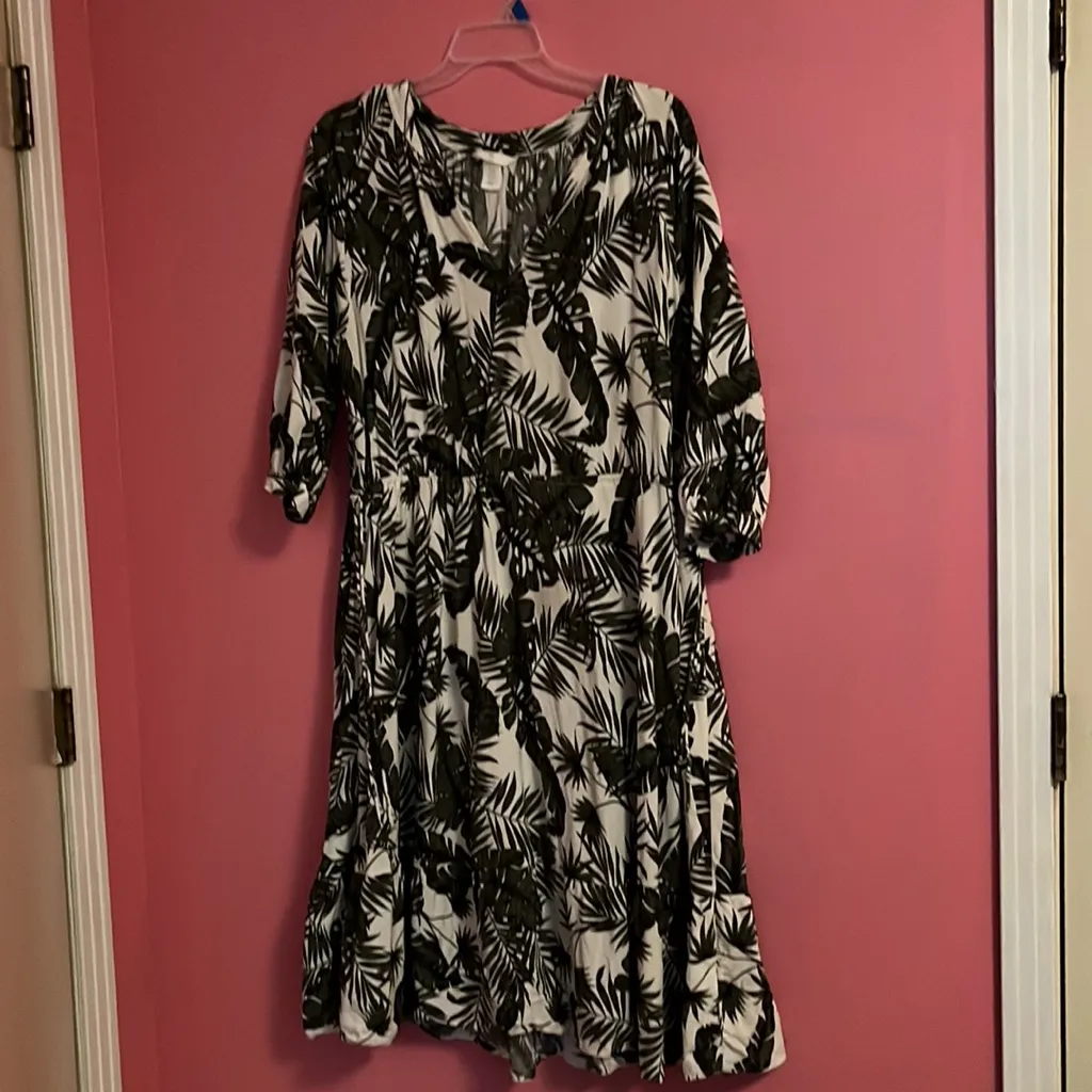 H&M  L.O.G.G. Leaf Dress - Image 5