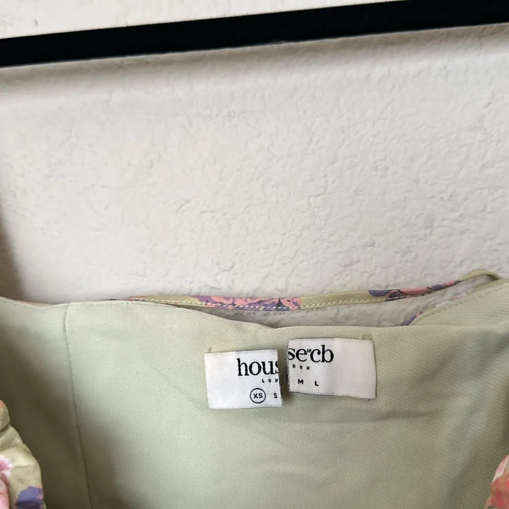 House of CB 'Carmen' Peony Print Bustier Sundress NWOT size XS‎ - Image 6