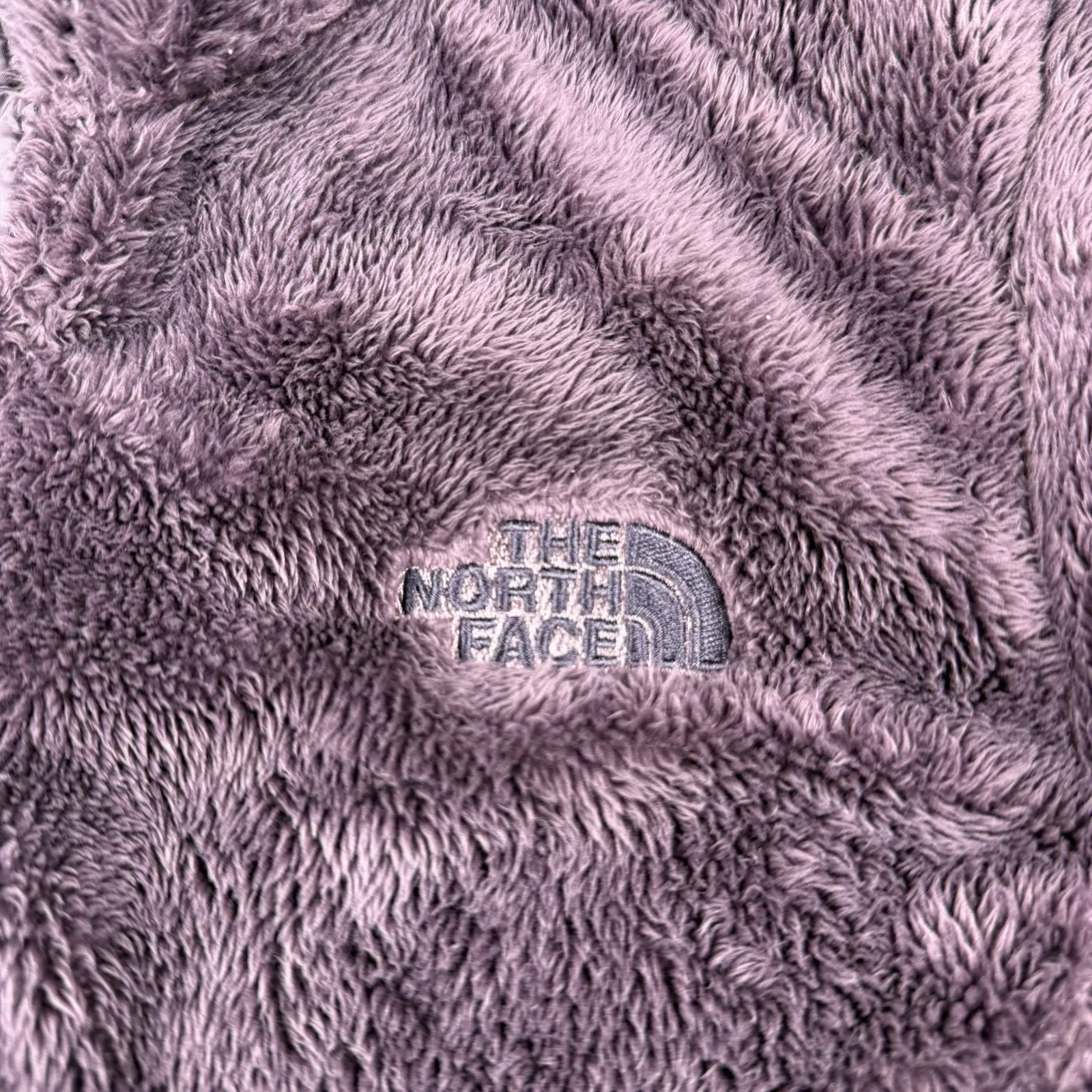 North Face Women's Osito Coat Jacket High Pile Teddy Fleece Size Small Plum - Image 3