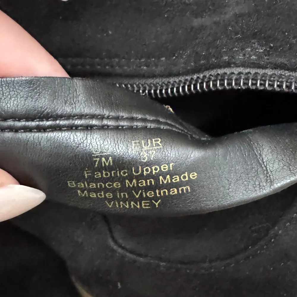 Sam Edelman Women's Vinney Boot Size 7 Block Heel Tall Black Stretch - Image 13