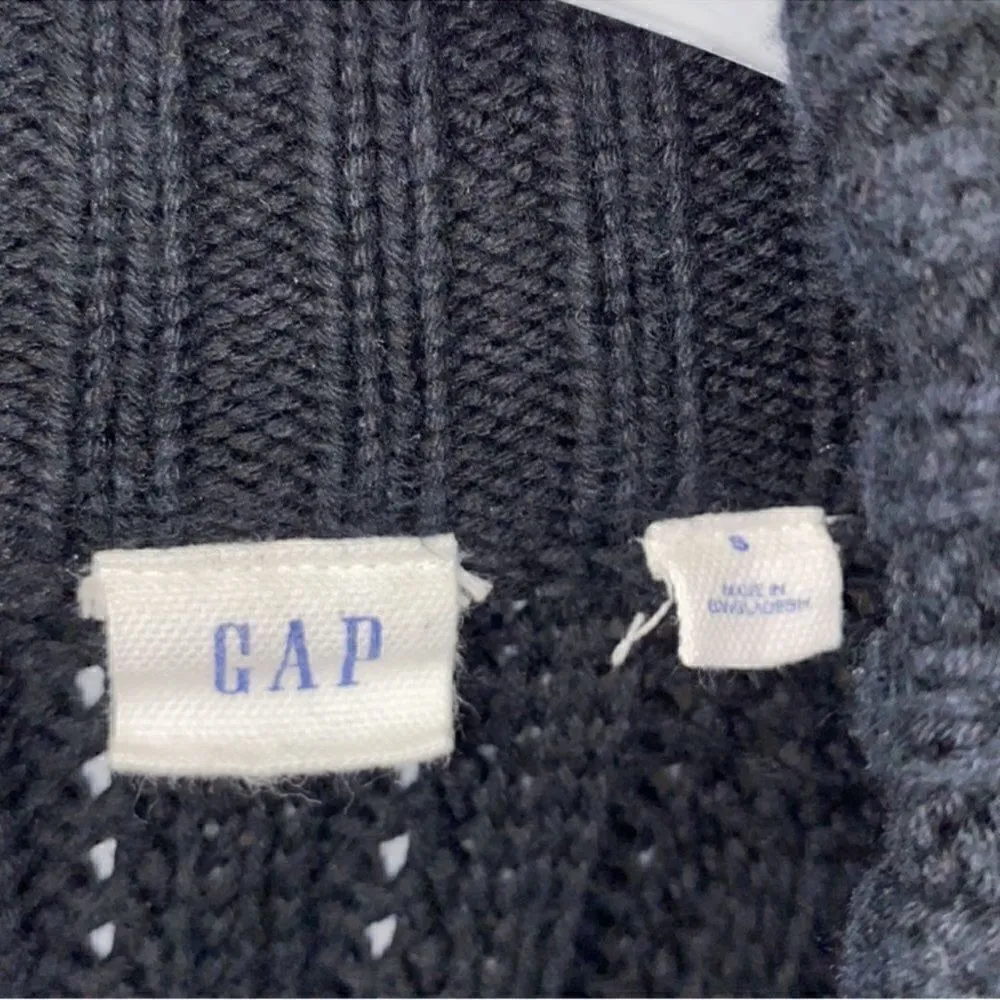 Gap Women's Black Knit Cardigan(Size Small) - Image 5