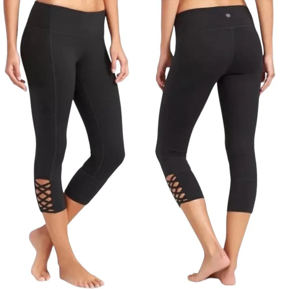 Athleta Mind Over Mat Capri Tight - Black - Small - Image 7