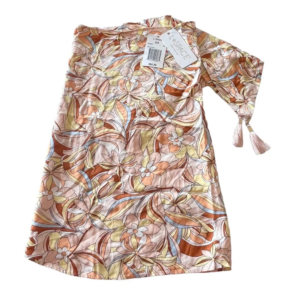 NEW L Space Women’s Salina’s SARONG Swim Cover Up O/S Skirt Fringe Tie Waist NWT - Image 3