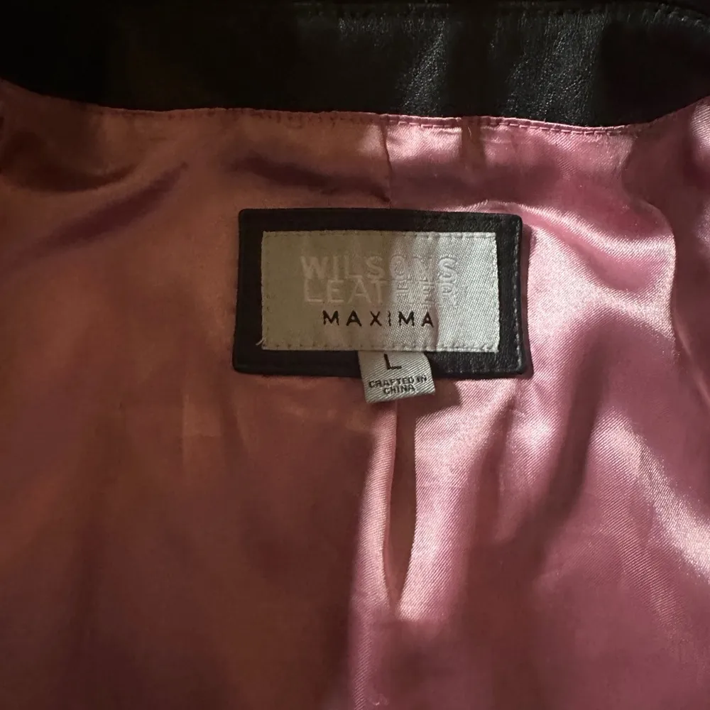 Vtg Early 2000s Wilson’s Leather Maxima Fit and Flair Leather Jacket, Size Large - Image 7