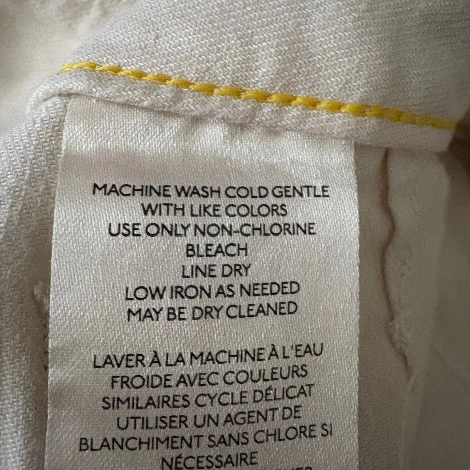 Anthropologie Maeve The Colette Linen Blend Crop Wide Leg Pants 8 Women’s Cream - Image 7