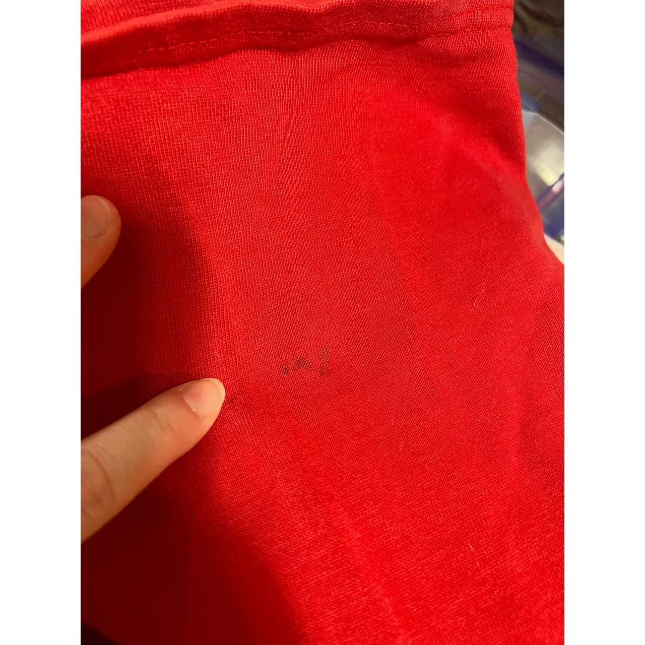 sweatshirt dress nightgown fuzzy cat plaid bow red white Size L - Image 6