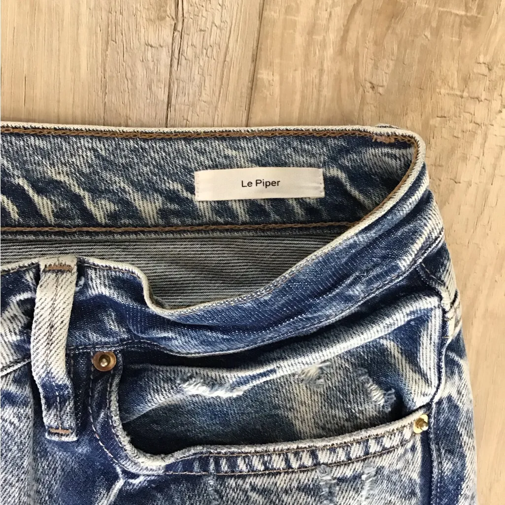 Frame Denim Blue Straight Leg Jeans - Image 4