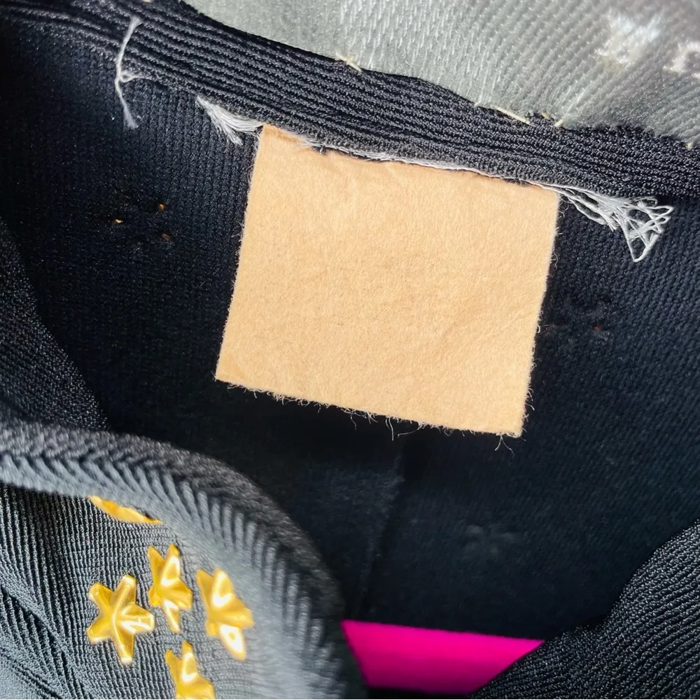 Vintage rare 1980s Lillie Rubin star metal studded stirrup jump suit unique sm Black - Image 4