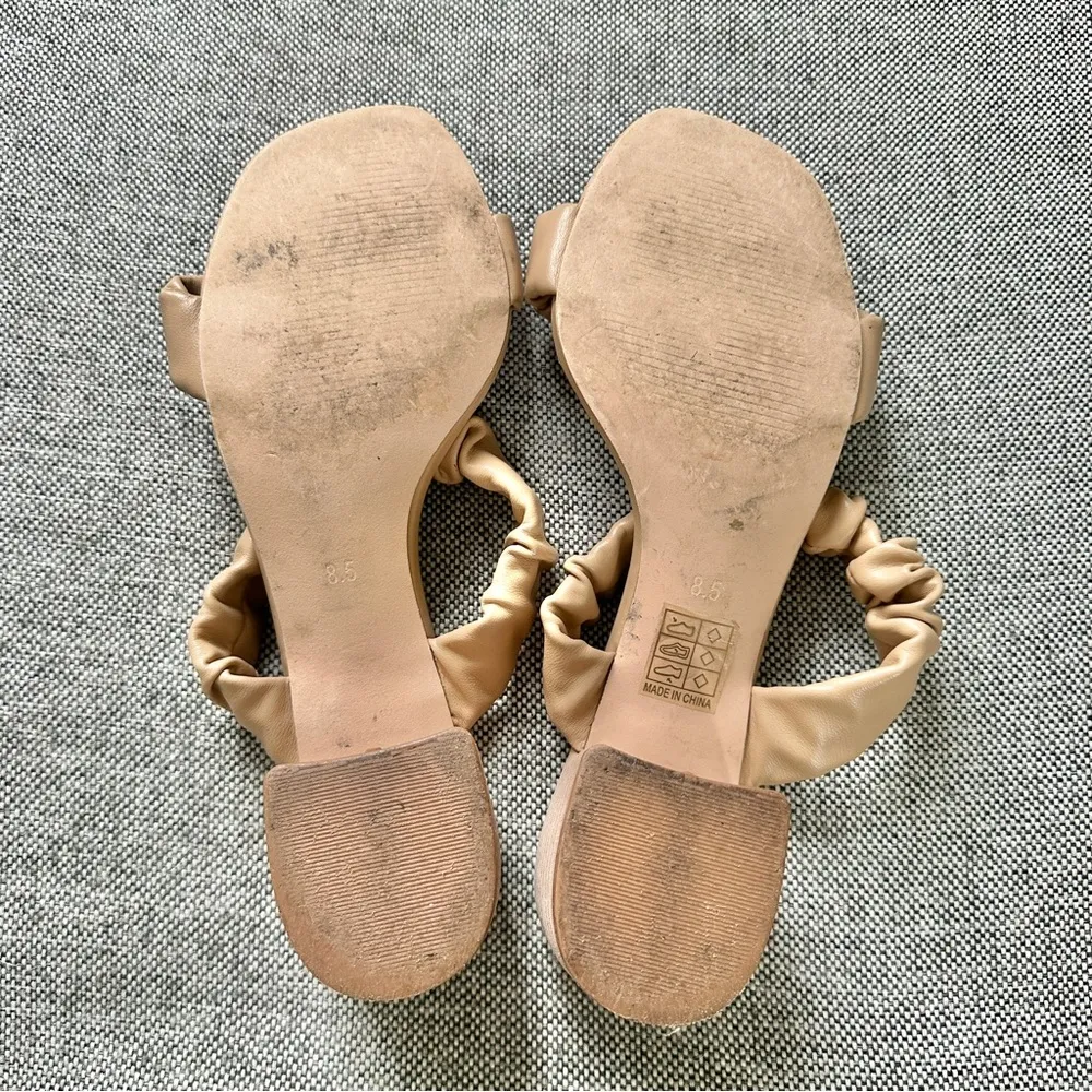 VICI  Ruched Block Heels - Image 7