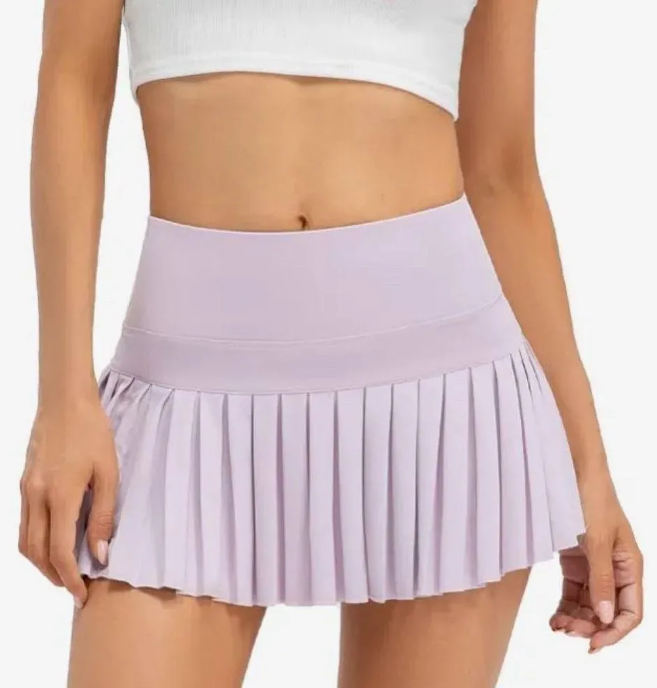 Light Pink Pleated Tennis Skirt Size XS - Image 2