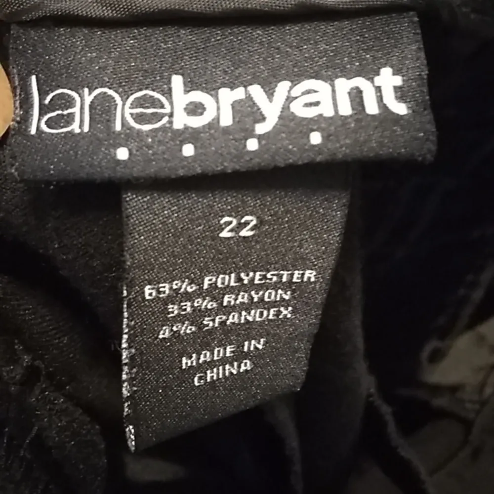 Lane Bryant FINAL MARKDOWN  black cropped slacks 22 - Image 8