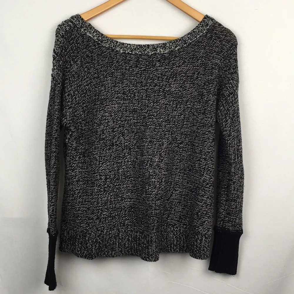 AEO Black and White Oversized Sweater - Image 7