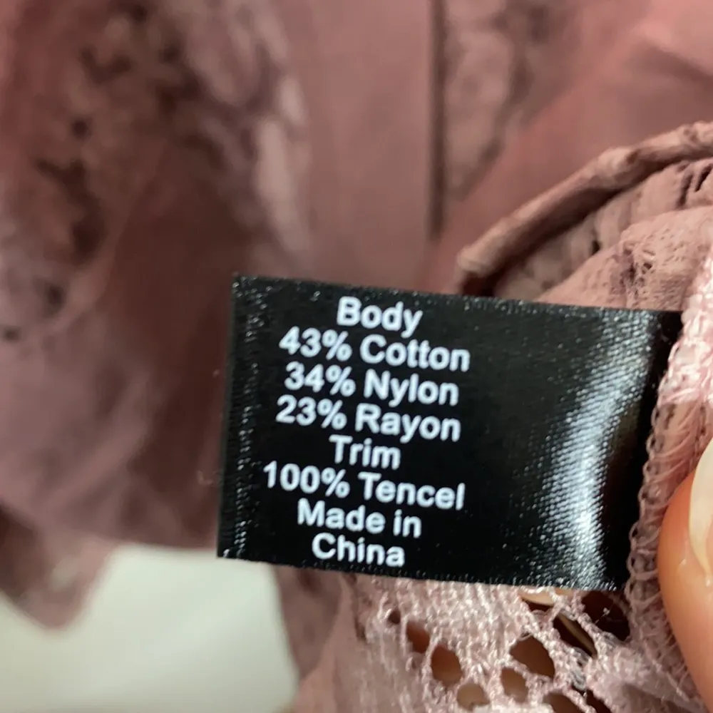 Lane Bryant woodrose longline lace anorak utility jacket size 14 / 16 petite - Image 12