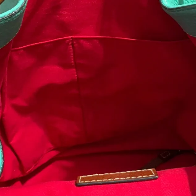 Dooney & Bourke  Murphy Backpack Large Pebbled Leather Aqua $438 Retail NWOT - Image 11