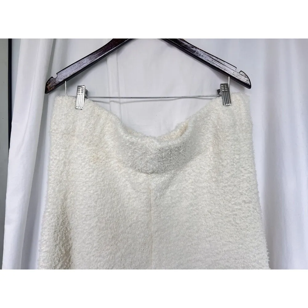 Skims Cozy Knit Pant Bone Boucle Women’s 4X/5X Comfy Loungewear Elastic Waist - Image 5