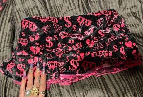 Mini Skirt Black Size XS - Image 2