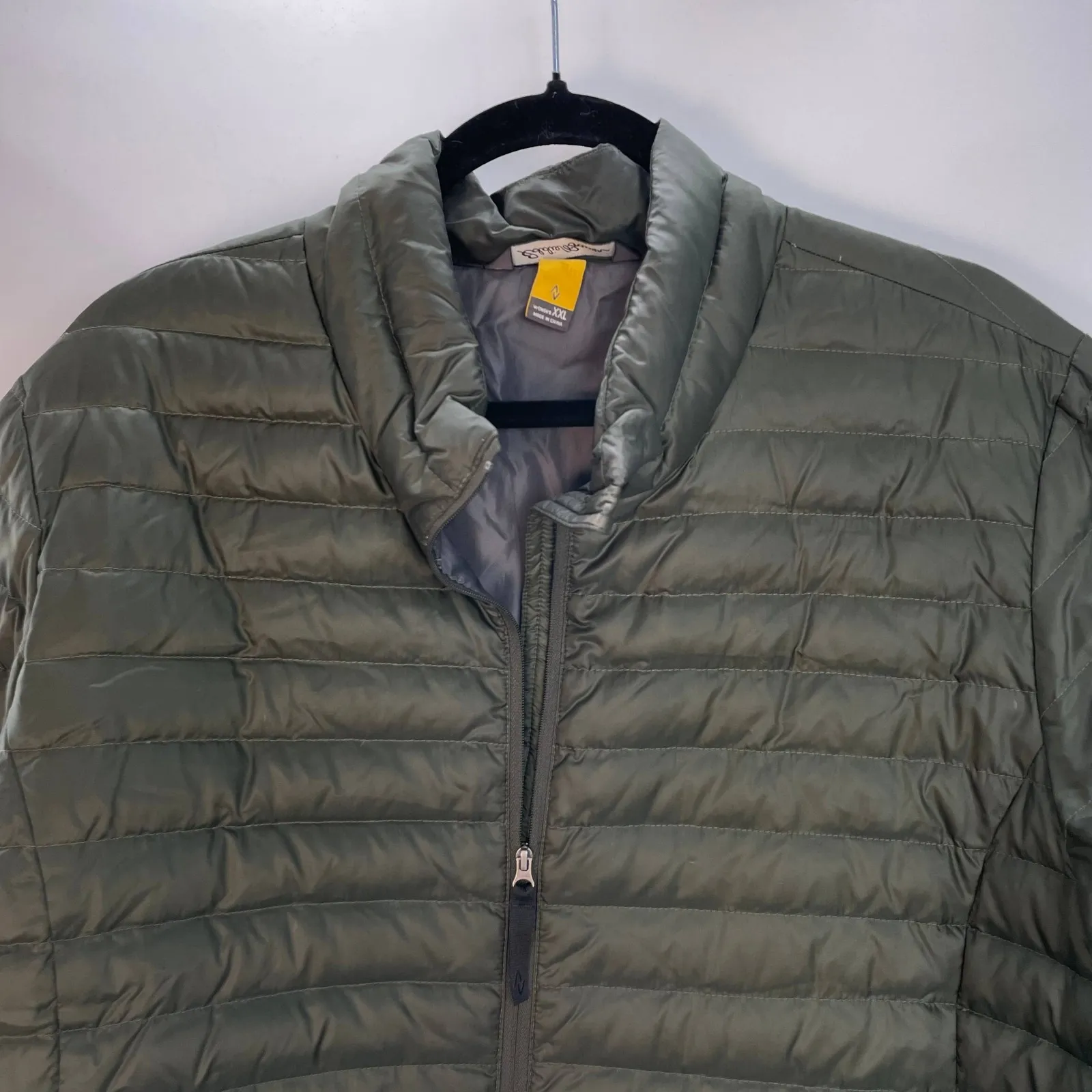 Eddie Bauer Women's Olive Green CirrusLite Down Full Zip Puffer Jacket Size XXL - Image 8