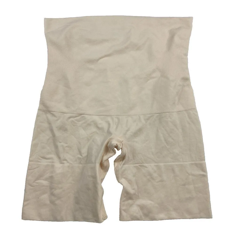 Underoutfit High Waisted Shapewear Shorts Underlayer Nude Women's Plus Size 3XL Tan Size undefined - Image 2
