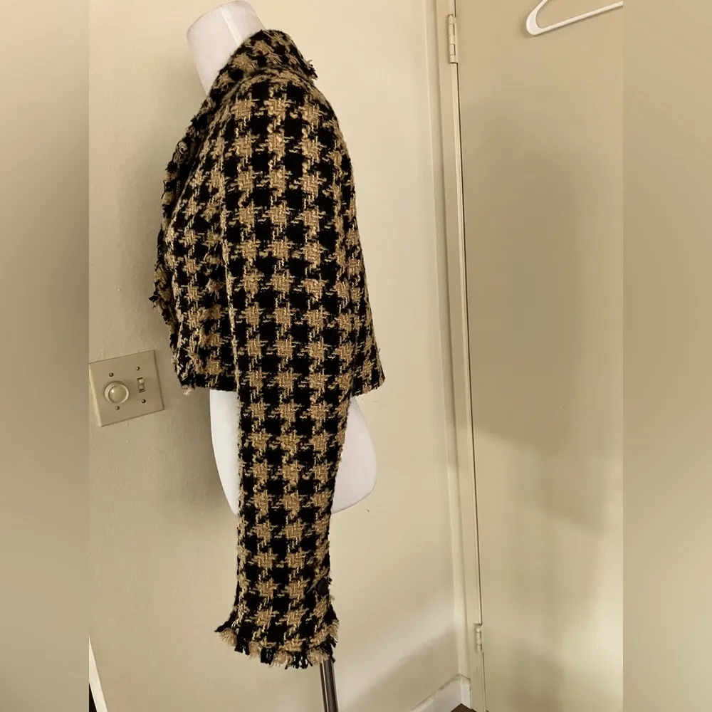 Zara | NWT HOUNDSTOOTHS TEXTURED BLAZER BLOGGERS’S FAV M - Image 15