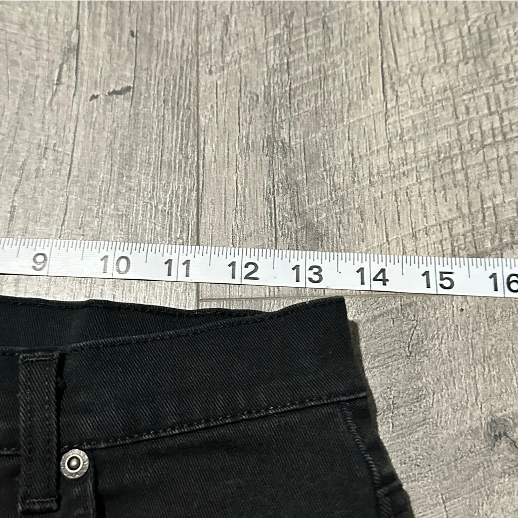 Skinny Jeans Black Pants Women’s very High Rise straight leg denim - Image 5