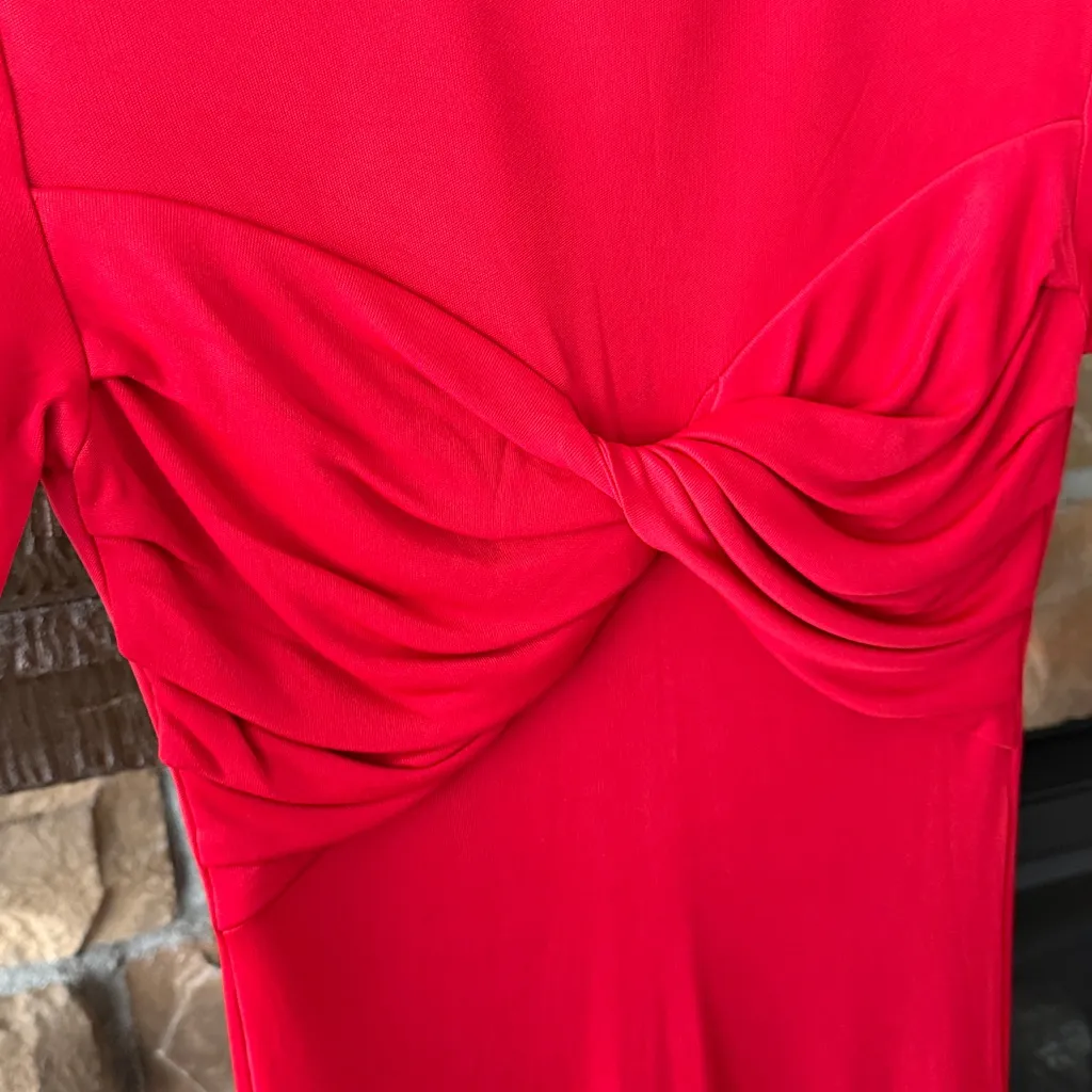 Farm Rio Twisted Cup Midi Dress - Image 3