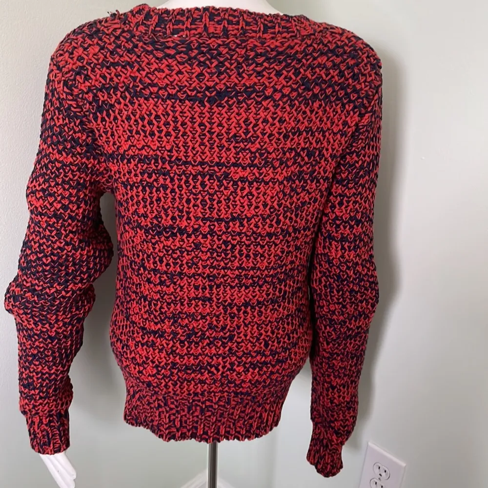 J.O.A. Red Cotton Street Heat Chunky Sweater - Image 8