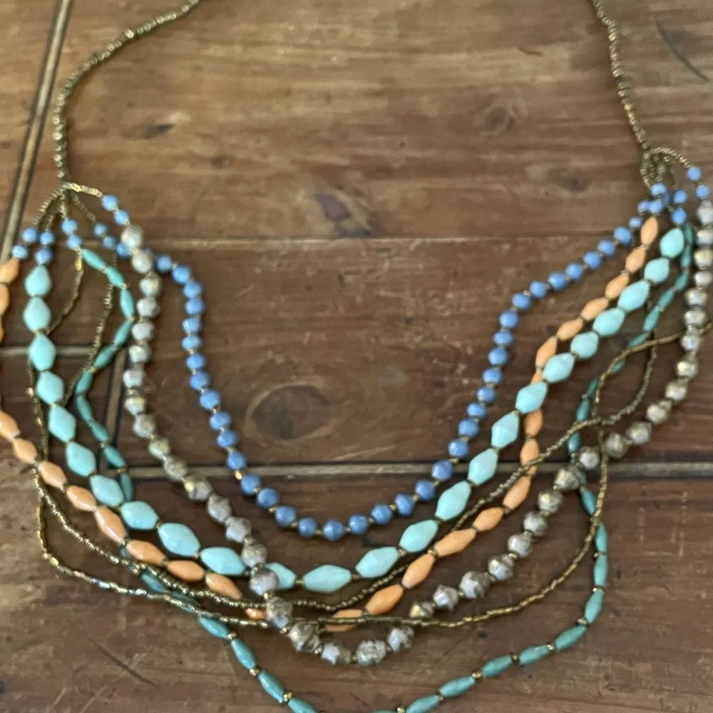 Vintage Teng Yue Multi Strand Beaded Necklace - Image 7