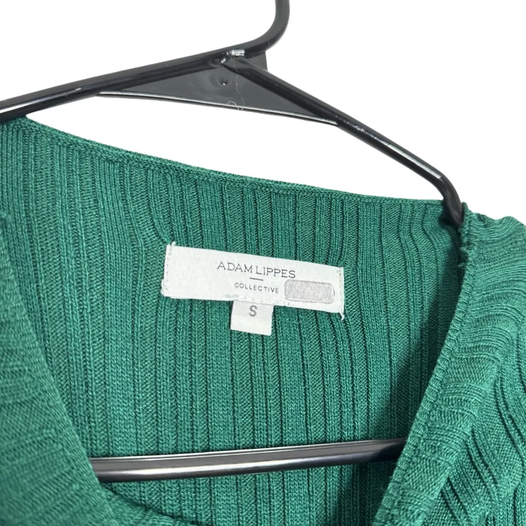 Adam Lippes Green Side Button Dress - Image 6