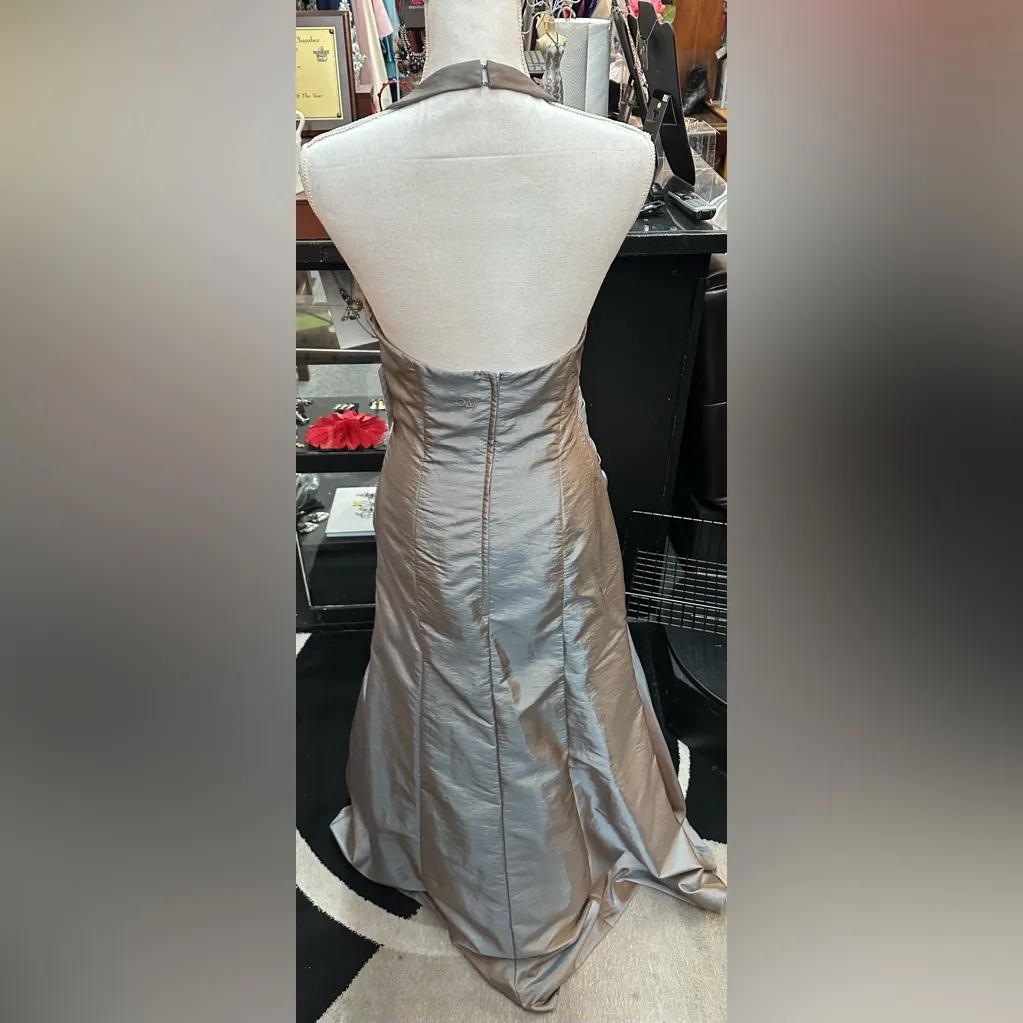 Da Vinci sz 12 gray long formal dress - Image 2