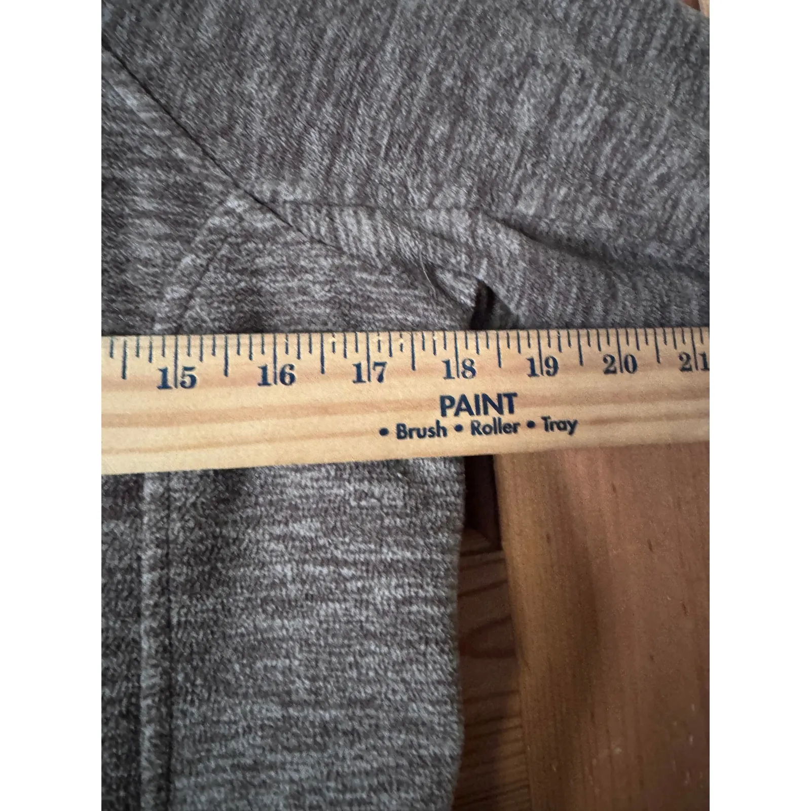 Ariat Womens Fleece Jacket Full Zip Mock Neck Gray Heathered Activewear Size M - Image 5