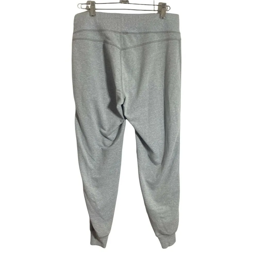 Athleta  LAX Sweatpant Joggers Size Small Gray White Stripe Drawstring Pull On - Image 4