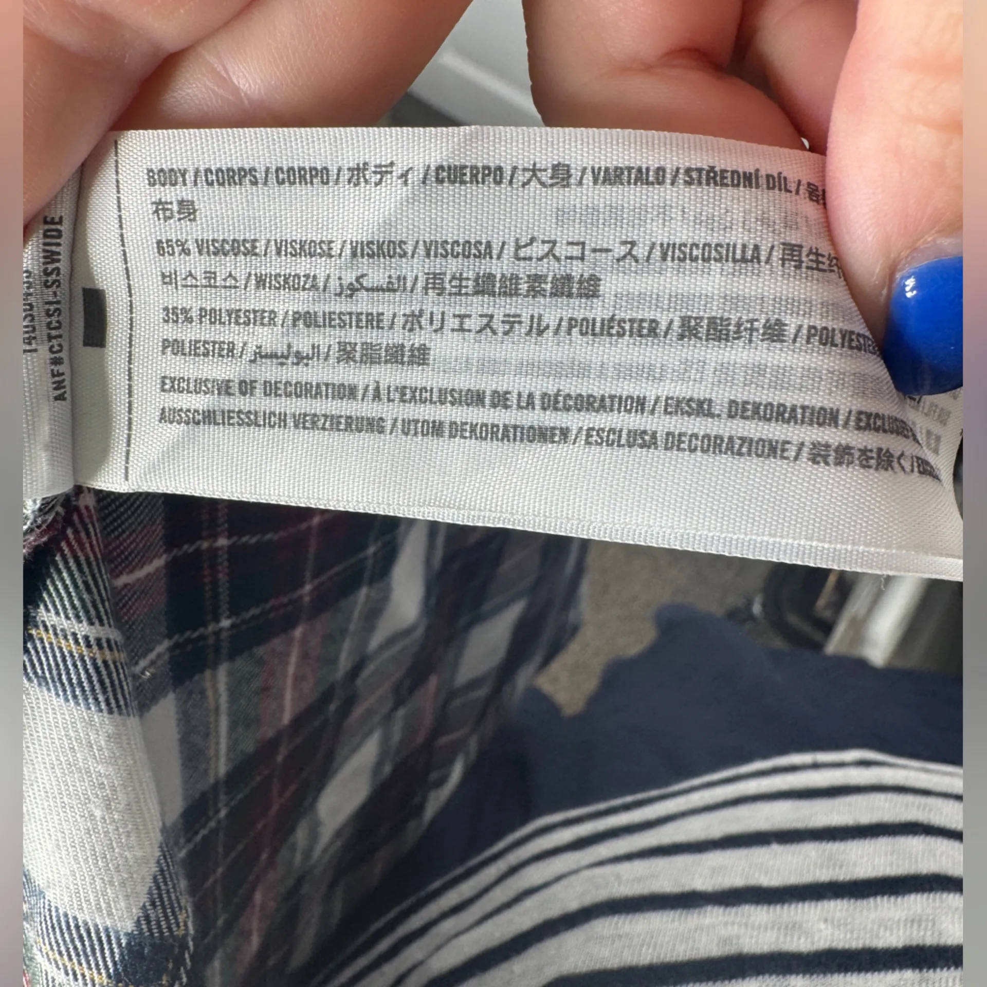 ABERCROMBIE AND FITCH soft af red green plaid button down size small - Image 4