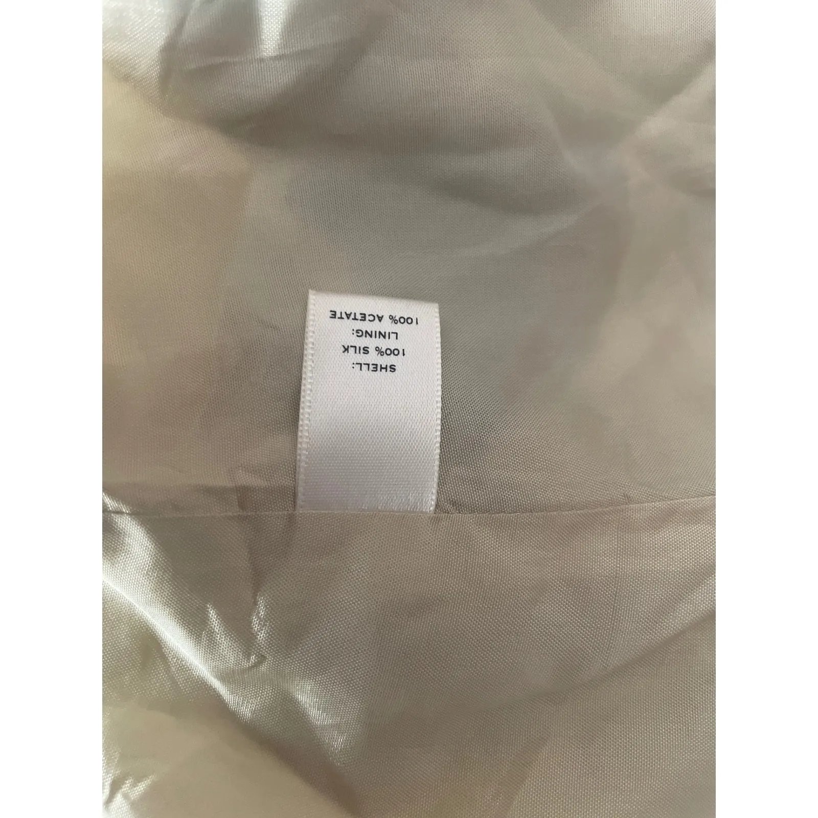 Moulinette Soeurs Floral Dress Smocked Racerback Silk Blend Dress Size 4 - Image 4